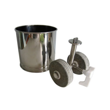 Melanger Spare part - Mini Drum with Roller Stone Assembly including Wiper